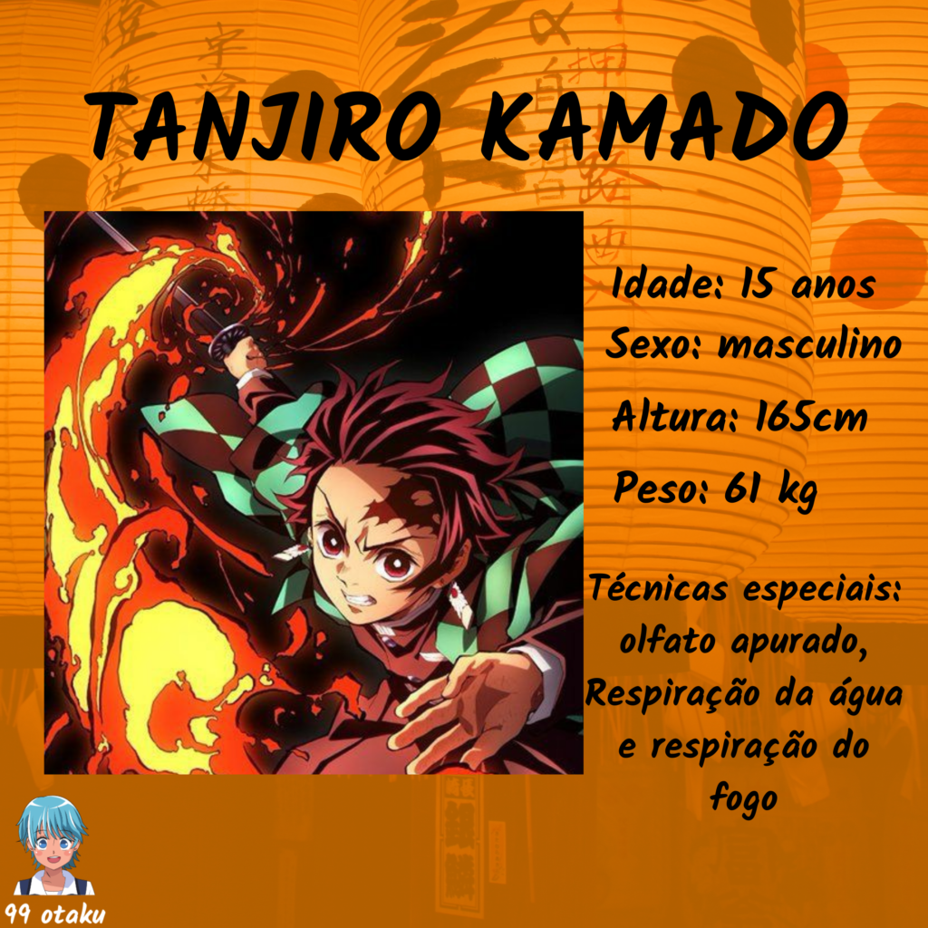 altura dos personagens de demon slayer