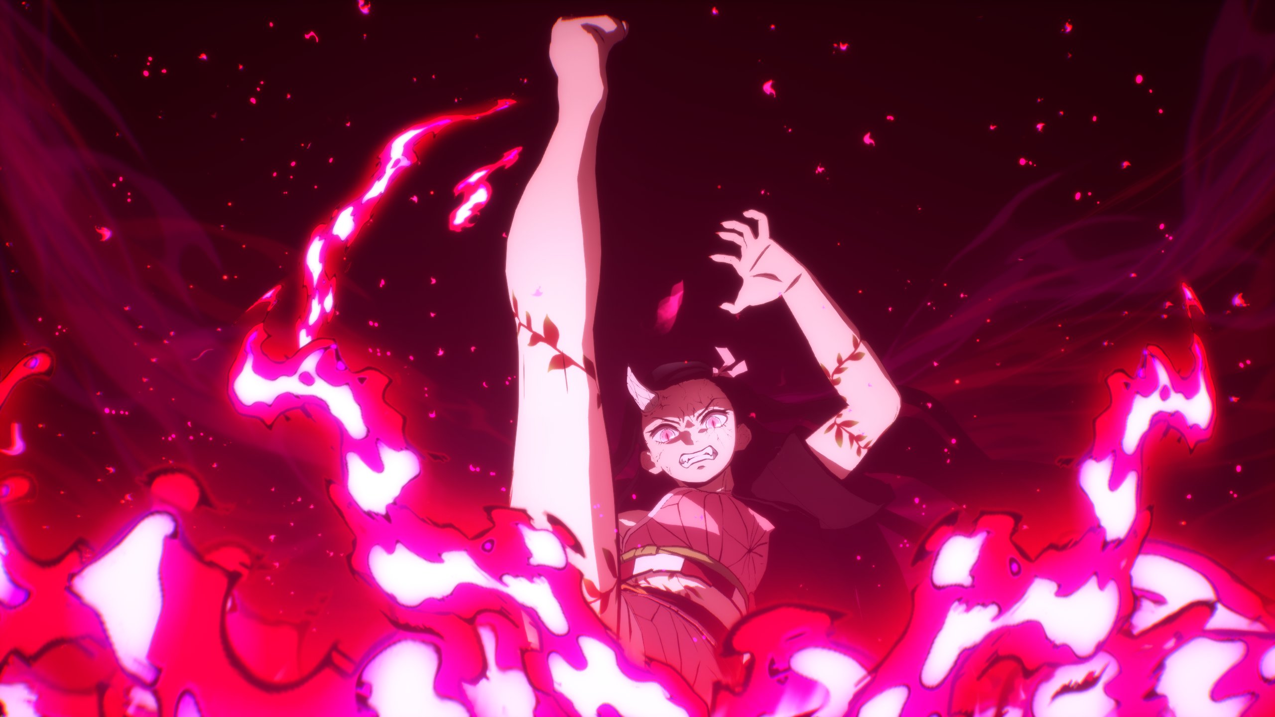 Ilustração de Demon Slayer imagina Nezuko como uma espadachim - Critical  Hits